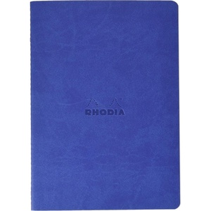 image:imageRhodia Sewn Spine Notebook A5 Dot  TangerineSapphire Blue