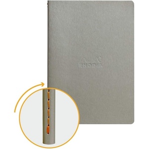 image:imageRhodia Sewn Spine Notebook A5 Dot  TangerineSilver