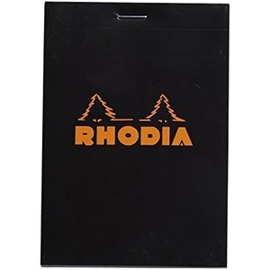 image:imageRhodia Staplebound Black 3375 x 475 Graph Notepad  R122009