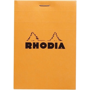 image:imageRhodia Staplebound Notepads  Graph 80 sheets  3 38 x 4 34 in  Orange cover
