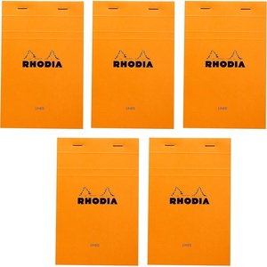 image:imageRhodia Top Staplebound No 14 Notepad 4375 x 6375 Pack of 5