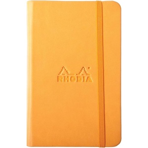image:imageRhodia Webnotebook Webbie Faux Leather Hardcover  96 Sheets 192 Pages 90g Blank Ivory Paper  Great Journal or Notebook Sketchbook