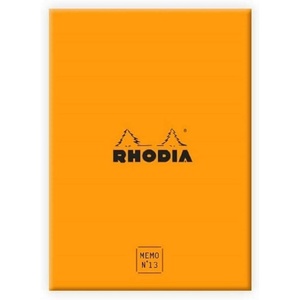 image:imageRhodia cf194052 Notepads with Case No 13 A6 240 Sheets 02 inch 5 mm Grid Glued TypeNo13A6