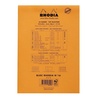 image:imageRHODIA 16200C  Stapled Notepad N16 Orange  A5  Small Squares  80 Detachable Sheets  80G Clairefontaine Paper  Coated Card Cover  Pack of 10 pads