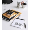 image:imageRhodia 12558C  Dot pad Stapled Notepad N12 Orange  85x12 cm  Dot Dotted  80 Detachable Sheets  80G Clairefontaine Paper  Coated Card Cover  Pack of 10 Pads