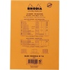 image:imageRhodia Classic Orange Notepad Blank  6 in x 814 in Pack of 5