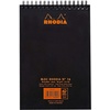 image:imageRhodia Wirebound Notepad  Graph 80 sheets  6 x 8 14  Black cover Pack of 5
