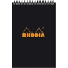 image:imageRhodia Wirebound Notepad  Graph 80 sheets  6 x 8 14  Black cover Pack of 5