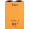 image:imageRhodia Wirebound Notepads  Graph 80 sheets  6 x 8 14 in  Orange cover