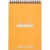 image:imageOrange Rhodia Notepad 825X1175 Double Spiral Dot Grid