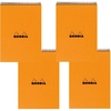 image:imageRhodia Wirebound Notepads  Graph 80 sheets  6 x 8 14 in  Orange cover
