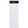 image:imageRHODIA 86009C  Stapled Notepad N8 Shopping Black  74x21 cm  Lined  80 Detachable Sheets  80G Clairefontaine Paper  Coated Card Cover  Pack of 10 pads