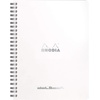 image:imageRhodia 193441C  Spiral Notebook Full Bound White Notebook  A5  Dot Dot Lines  160 Detachable Pages  White Clairefontaine Paper 80 gm  Soft and Resistant Cover  Classic