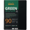 image:imageRhodia 119914C  Greenbook Notebook  100 Recycled and Recyclable  A4 225 x 297 cm  Ruled  160 Pages Detachable Perf 4 Holes  Recycled Clairefontaine Paper 90 gm FSC  RecycledRuled  Margin and Header Frame