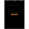 image:imageRhodia Classic French Paper Pads Graph 8 14 in x 11 34 in Black Pack of 3 