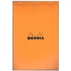 image:imageRhodia Classic French Paper Pads Graph 8 14 in x 12 12 in Orange Pack of 3 