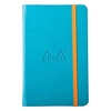 image:imageRhodia Rhodiarama A6 Webbie Notebook Lined  Turquoise Blue