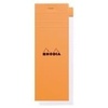 image:imageRhodia Staplebound Orange  Graph 3 x 825 Notepad  R8200