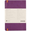 image:imageRHODIA 117182C  Soft Notebook Diary Perpetual Perpetual Black  A5128 Pages  90G Ivory Clairefontaine Paper  Index Elastic Closure  Faux Leather Cover  Rhodiarama CollectionPurple