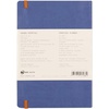 image:imageRHODIA 117182C  Soft Notebook Diary Perpetual Perpetual Black  A5128 Pages  90G Ivory Clairefontaine Paper  Index Elastic Closure  Faux Leather Cover  Rhodiarama CollectionSapphire Blue