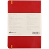 image:imageRHODIA 117182C  Soft Notebook Diary Perpetual Perpetual Black  A5128 Pages  90G Ivory Clairefontaine Paper  Index Elastic Closure  Faux Leather Cover  Rhodiarama CollectionPoppy