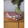 image:imageRHODIA 120033C  Floral Bouquet hard cover notebook  A5 148x21cm  Ruled  90 gsm paper  Faux leather cover  Amaranth inside  Orange Botanique collectiona5