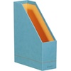 image:imageRHODIA 318936C  Daffodil Magazine Rack  10x25x31 cm  Orange Saddle Stitching  Faux Leather Exterior  Rhodiarama Home Office Collection  Office Organization amp Designer StorageTurquoise Blue
