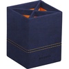 image:imageRHODIA 194530C  Sage Pencil Pot  8 x 8 x 11 cm  Orange Saddle Stitched  Imitation Leather Exterior  Rhodiarama Home Office Collection  Office Organization amp Storage DesignMarineblau