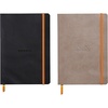 image:imageRhodia Pack of 2 Rhodiarama Lined Soft Cover Notebooks 55x85 One Taupe and One Black