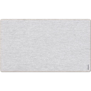 image:imageRHODIA 194234C  Silver Soft Desk Pad  Size S 60x35 cm  Italian Faux Leather  Orange Saddle Stitching  Rhodiarama Home Office Collection  Office Organization amp Designer Storage