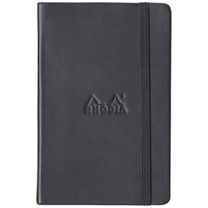 image:imageRhodia Webnotebook Black Blank 35 x 55 Notebook  R118079 by Rhodia