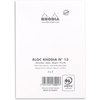image:imageRhodia Classic White Notepad Graph  4 in x 6 in Pack of 3