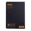 image:imageRhodia 119186Cpack  A pack of 10 Black Staplebound Notebooks  A5  Dotted  96 pages  80 gsm Clairefontaine White paper  Waterproof Soft Coated Card Cover