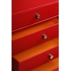 image:imageRhodia 318864C  Taupe 4Drawer File Organizer  248 x 327 x 228 cm  Orange Saddle Stitching  Faux Leather Exterior  Rhodiarama Home Office Collection  Office Organization amp Designer StoragePoppy