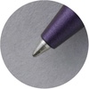 image:imageRhodia Ballpoint Pen Script 07mm Hexagonal Barrel Aluminum Body Hairline Treatment Low Viscosity Oilbased Ink Aubergine RHODIA cf9307