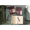 image:imageRhodia Ballpoint Pen Script 07mm Hexagonal Barrel Aluminum Body Hairline Treatment Low Viscosity Oilbased Ink Aubergine RHODIA cf9307
