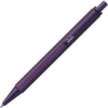 image:imageRhodia Ballpoint Pen Script 07mm Hexagonal Barrel Aluminum Body Hairline Treatment Low Viscosity Oilbased Ink Aubergine RHODIA cf9307